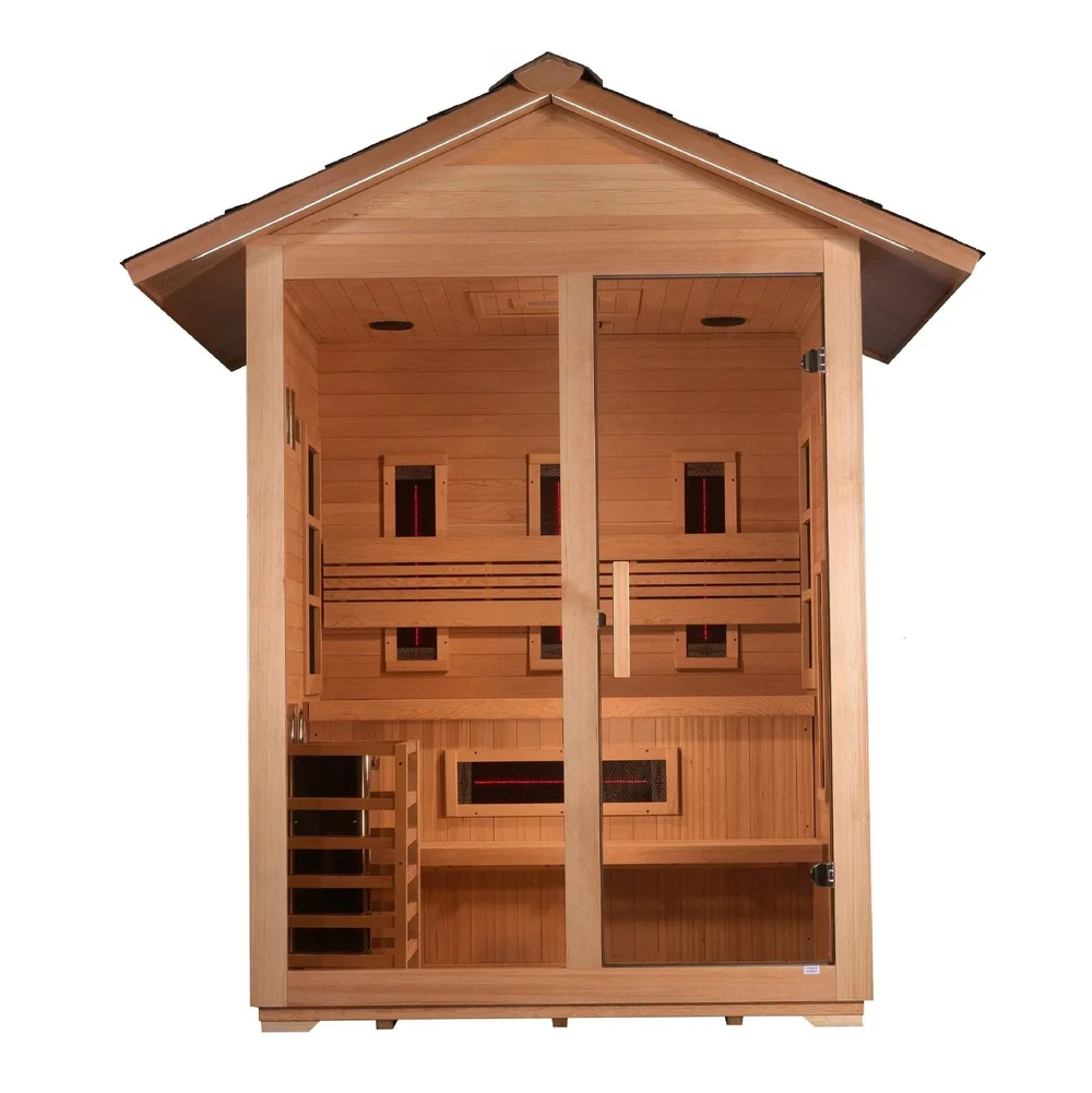 Golden Designs Carinthia 3 Person Hybrid Outdoor Sauna Golden Designs Carinthia 3 Person Hybrid Outdoor Sauna - Image 8