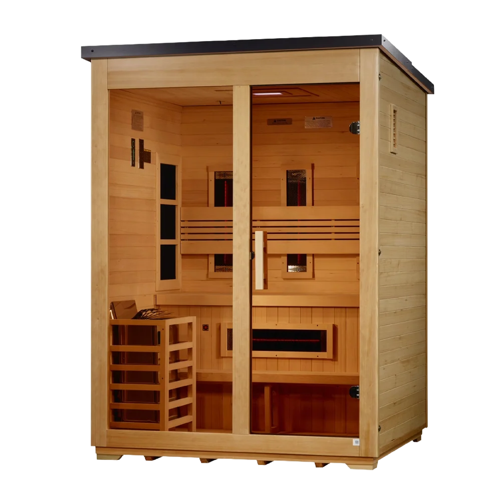 Golden Designs Carinthia 3 Person Hybrid Outdoor Sauna Golden Designs Carinthia 3 Person Hybrid Outdoor Sauna - Image 9
