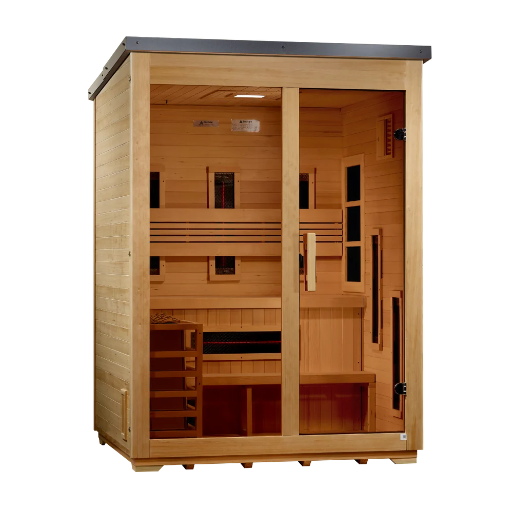 Golden Designs Carinthia 3 Person Hybrid Outdoor Sauna Golden Designs Carinthia 3 Person Hybrid Outdoor Sauna - Image 5