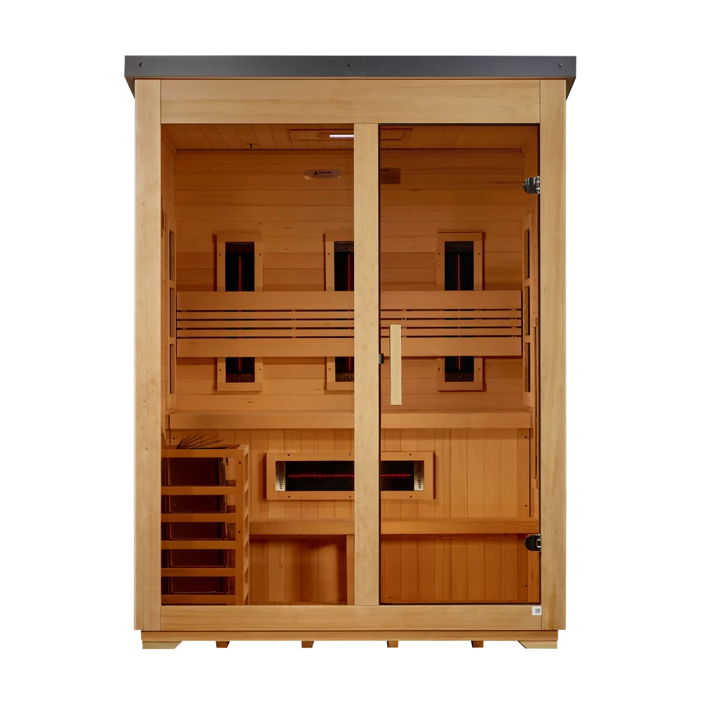 Golden Designs Carinthia 3 Person Hybrid Outdoor Sauna Golden Designs Carinthia 3 Person Hybrid Outdoor Sauna - Image 7