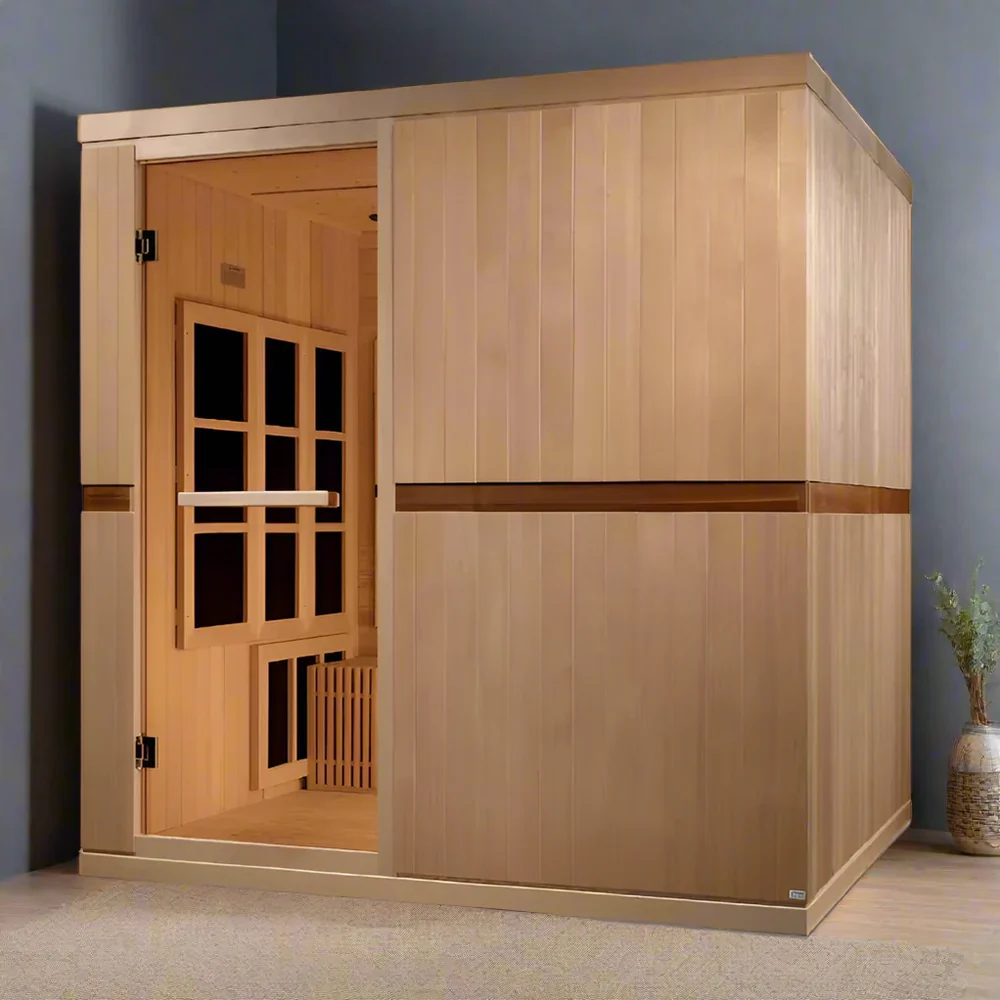 Golden Designs Catalonia 8-person Full Spectrum Near Zero EMF FAR Infrared ADA Sauna Golden Designs Catalonia 8-person Full Spectrum Near Zero EMF FAR Infrared ADA Sauna - Image 3