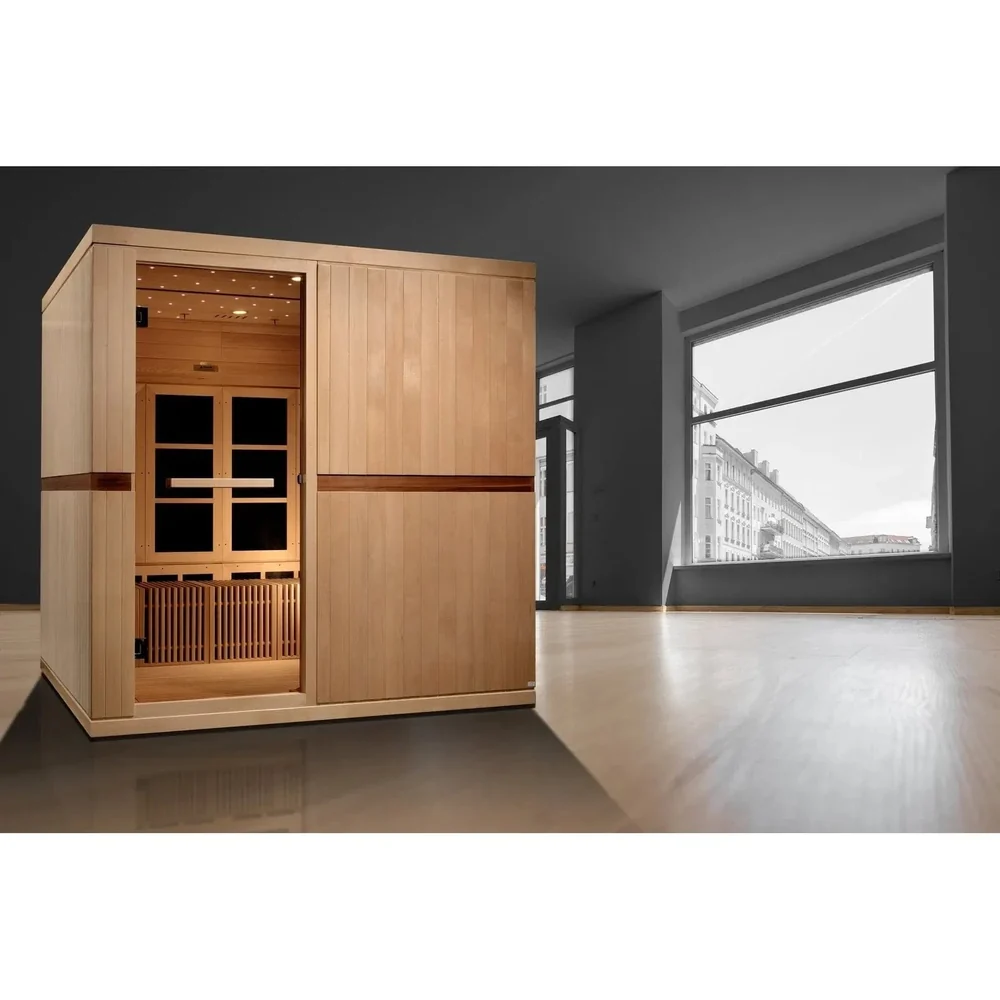 Golden Designs Catalonia 8-person Full Spectrum Near Zero EMF FAR Infrared ADA Sauna Golden Designs Catalonia 8-person Full Spectrum Near Zero EMF FAR Infrared ADA Sauna - Image 5