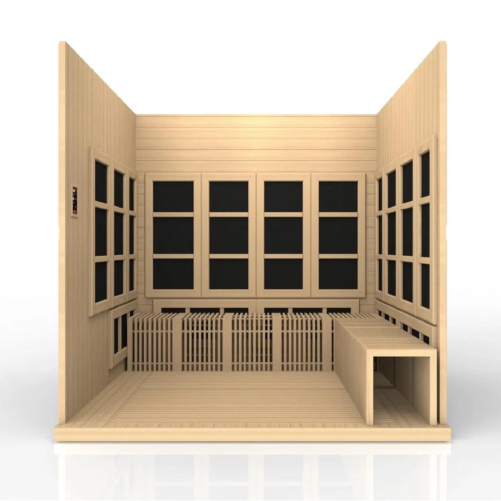 Golden Designs Catalonia 8-person Full Spectrum Near Zero EMF FAR Infrared ADA Sauna Golden Designs Catalonia 8-person Full Spectrum Near Zero EMF FAR Infrared ADA Sauna - Image 6