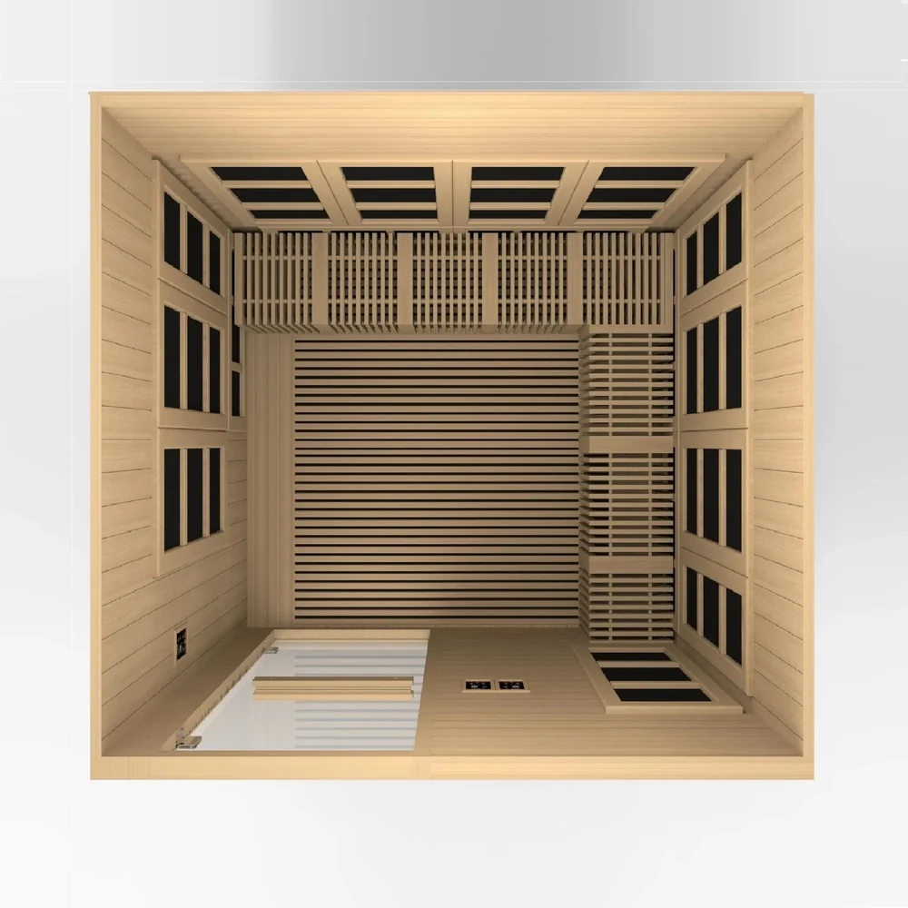 Golden Designs Catalonia 8-person Full Spectrum Near Zero EMF FAR Infrared ADA Sauna Golden Designs Catalonia 8-person Full Spectrum Near Zero EMF FAR Infrared ADA Sauna - Image 7