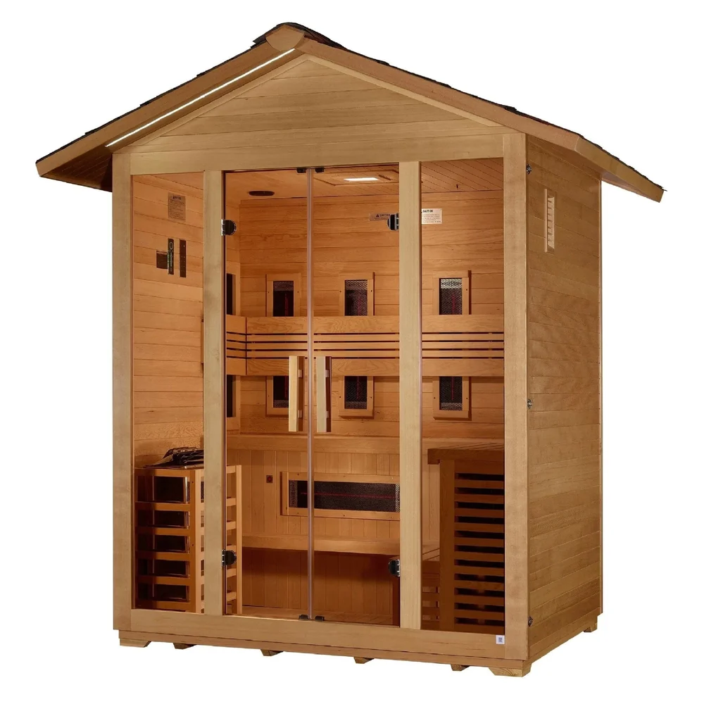 Golden Designs Gargellen 5 Person Hybrid Outdoor Sauna Golden Designs Gargellen 5 Person Hybrid Outdoor Sauna - Image 6