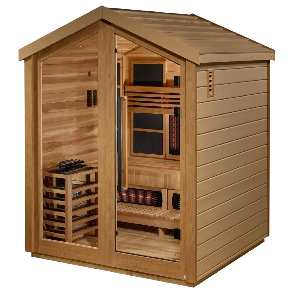 Golden Designs Loviisa 3 Person Hybrid Outdoor Sauna Golden Designs Loviisa 3 Person Hybrid Outdoor Sauna - Image 5