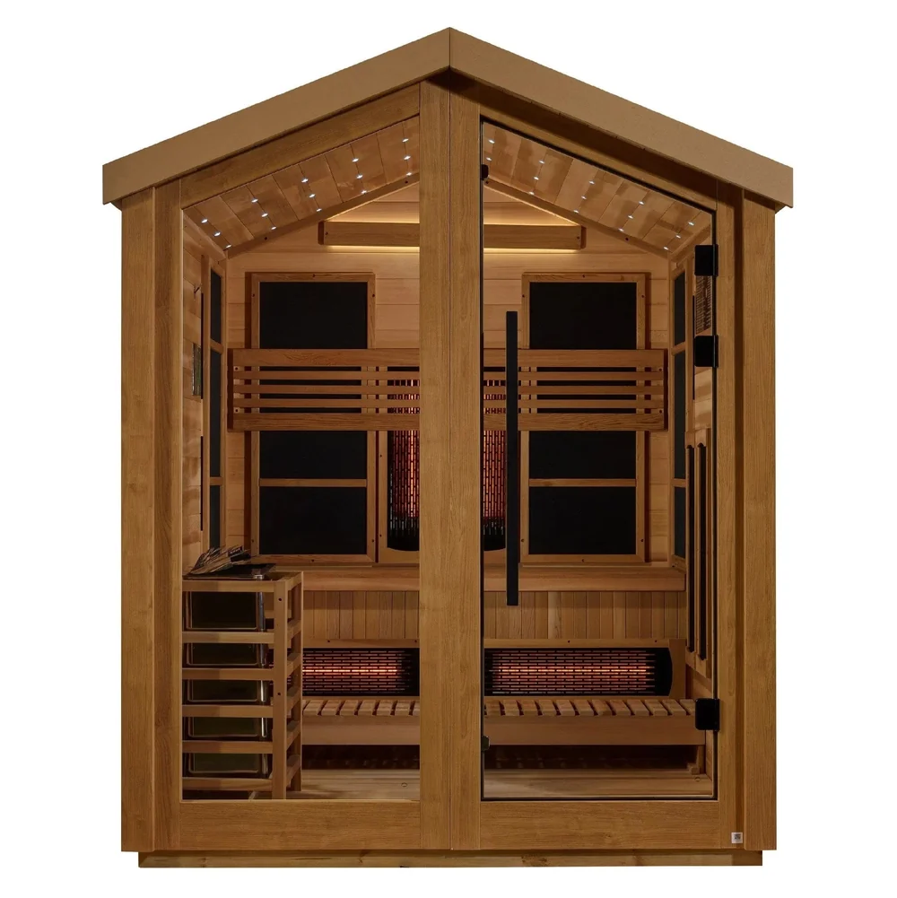Golden Designs Loviisa 3 Person Hybrid Outdoor Sauna Golden Designs Loviisa 3 Person Hybrid Outdoor Sauna - Image 7