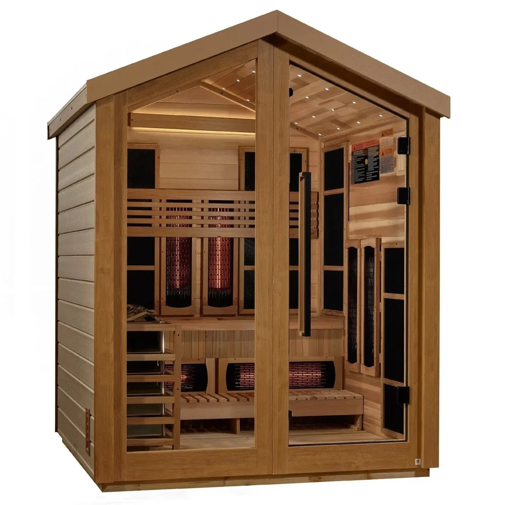 Golden Designs Loviisa 3 Person Hybrid Outdoor Sauna Golden Designs Loviisa 3 Person Hybrid Outdoor Sauna - Image 8