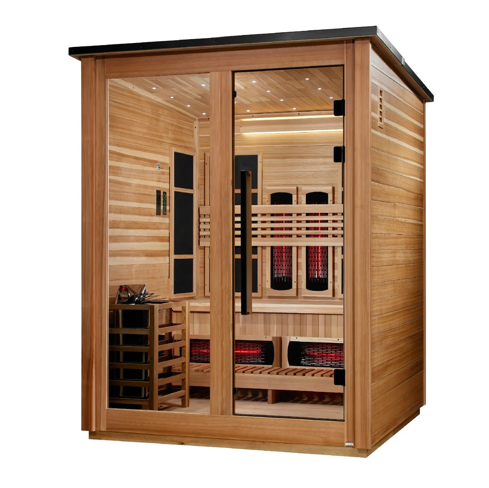 Golden Designs Loviisa 3 Person Hybrid Outdoor Sauna Golden Designs Loviisa 3 Person Hybrid Outdoor Sauna - Image 6