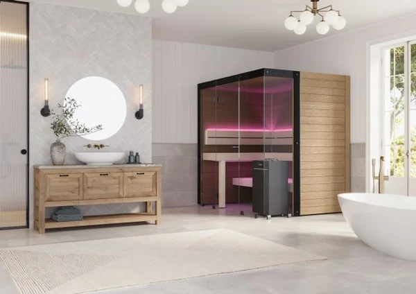Harvia Block Indoor Sauna Cabin Harvia Block Indoor Sauna Cabin - Image 3