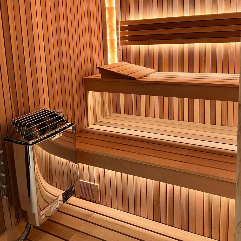 Harvia KIP80B 8 kW Electric Sauna Heater w/ Built-in Controls Harvia KIP80B 8 kW Electric Sauna Heater w/ Built-in Controls - Image 8