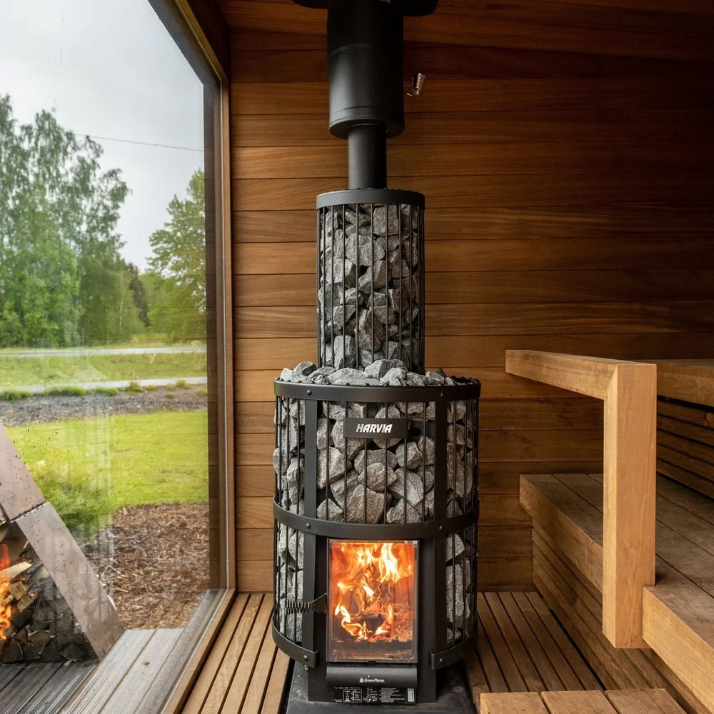 Harvia Legend 240 Greenflame Wood-Burning Sauna Stove Harvia Legend 240 Greenflame Wood-Burning Sauna Stove - Image 2