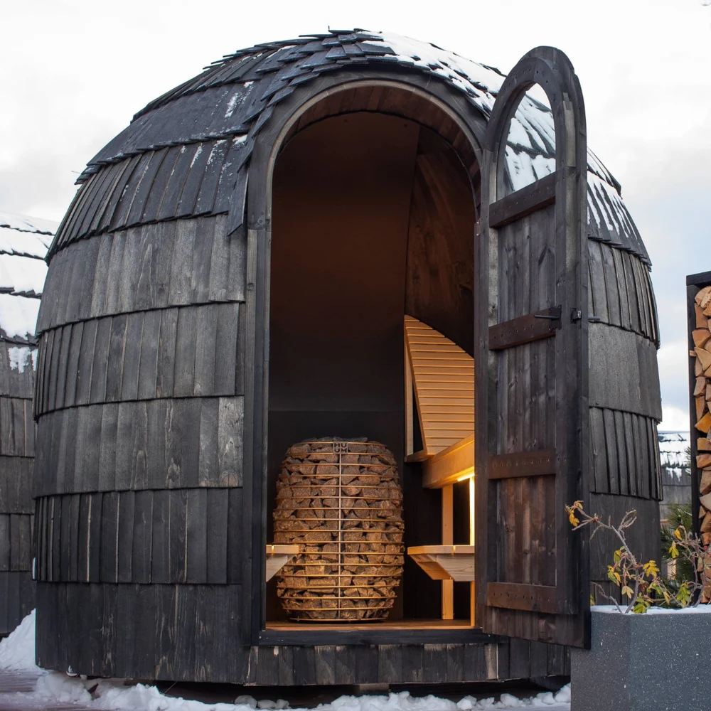 Iglucraft Single Iglusauna 4-Person Luxury Outdoor Sauna Cabin Iglucraft Single Iglusauna 4-Person Luxury Outdoor Sauna Cabin - Image 13