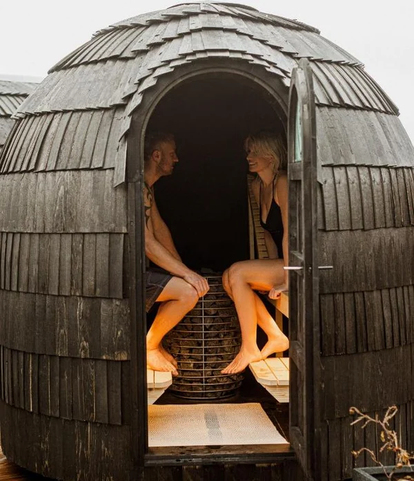 Iglucraft Single Iglusauna 4-Person Luxury Outdoor Sauna Cabin Iglucraft Single Iglusauna 4-Person Luxury Outdoor Sauna Cabin - Image 3