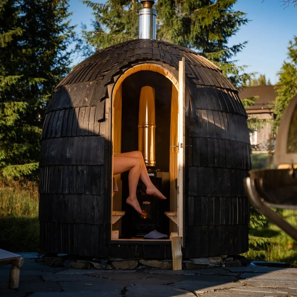 Iglucraft Single Iglusauna 4-Person Luxury Outdoor Sauna Cabin Iglucraft Single Iglusauna 4-Person Luxury Outdoor Sauna Cabin - Image 14