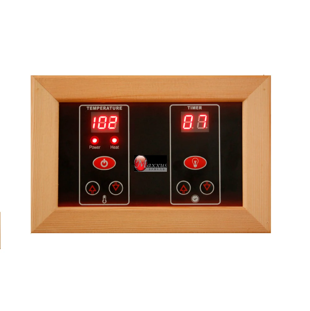 Maxxus 3-Person Low EMF FAR Infrared Sauna Canadian Hemlock Maxxus 3-Person Low EMF FAR Infrared Sauna Canadian Hemlock - Image 3