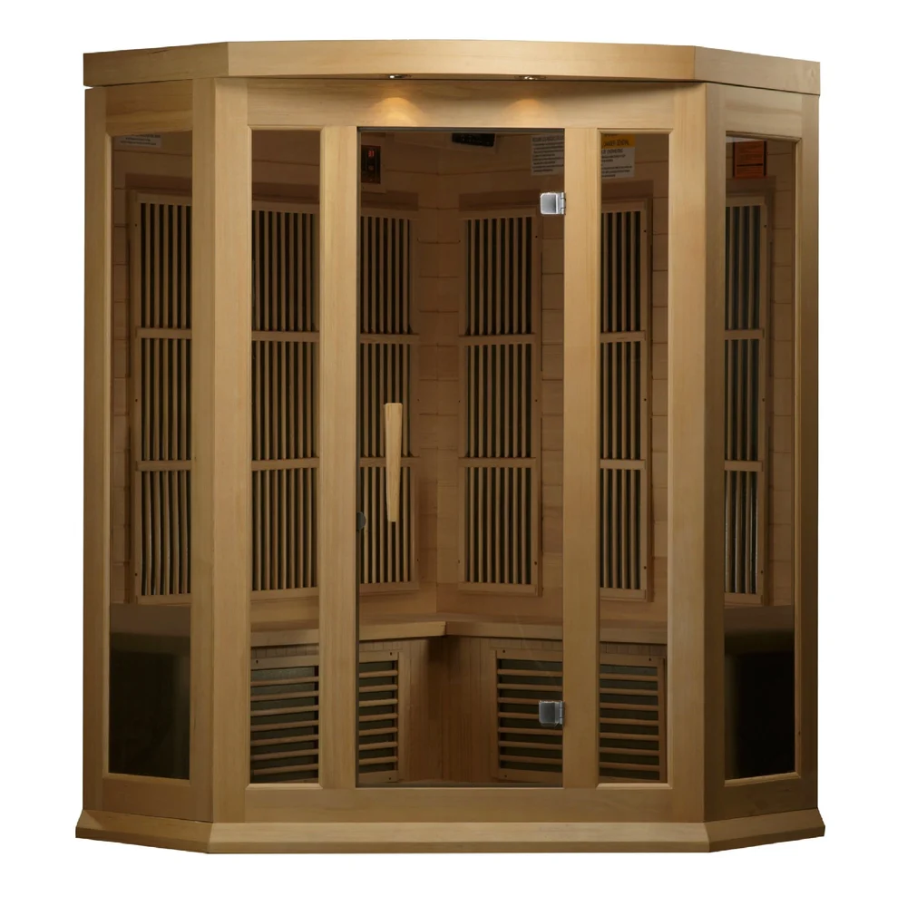 Maxxus 3-Person Low EMF FAR Infrared Sauna Canadian Hemlock Maxxus 3-Person Low EMF FAR Infrared Sauna Canadian Hemlock - Image 12