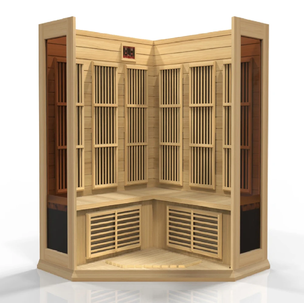 Maxxus 3-Person Low EMF FAR Infrared Sauna Canadian Hemlock Maxxus 3-Person Low EMF FAR Infrared Sauna Canadian Hemlock - Image 8