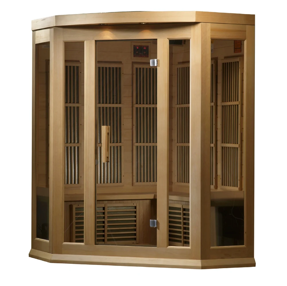 Maxxus 3-Person Low EMF FAR Infrared Sauna Canadian Hemlock Maxxus 3-Person Low EMF FAR Infrared Sauna Canadian Hemlock - Image 11