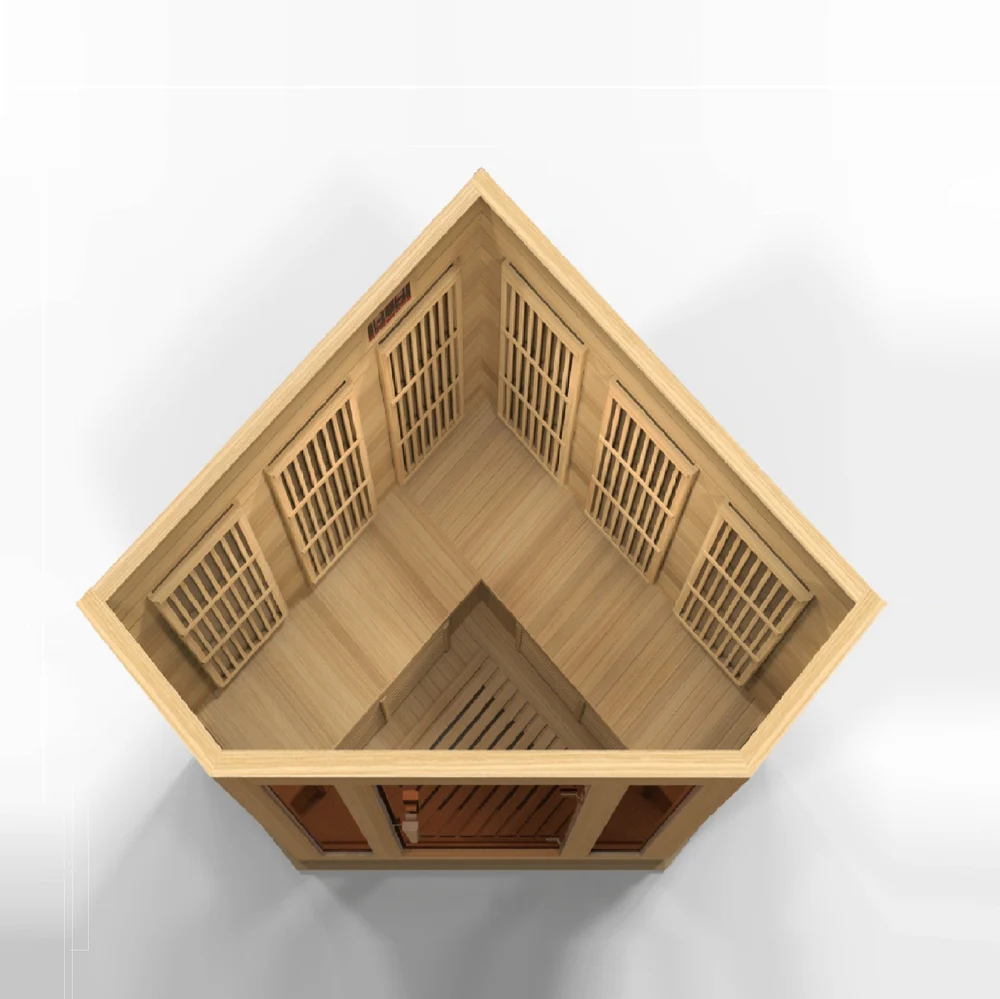 Maxxus 3-Person Low EMF FAR Infrared Sauna Canadian Hemlock Maxxus 3-Person Low EMF FAR Infrared Sauna Canadian Hemlock - Image 9