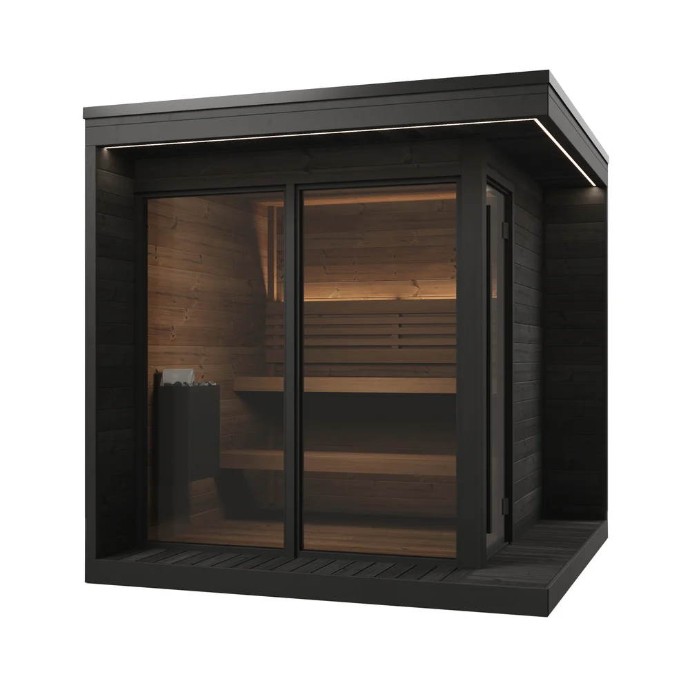 SaunaLife Model GL6 6 Person Garden Luxury Series Outdoor Sauna Kit SaunaLife Model GL6 6 Person Garden Luxury Series Outdoor Sauna Kit - Image 15