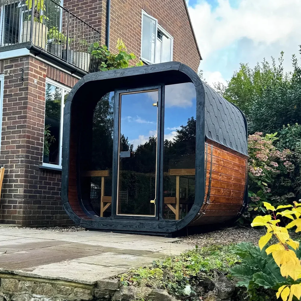 SaunaLife Model CL7G 6 Person Cube Series Outdoor Sauna Kit SaunaLife Model CL7G 6 Person Cube Series Outdoor Sauna Kit - Image 7
