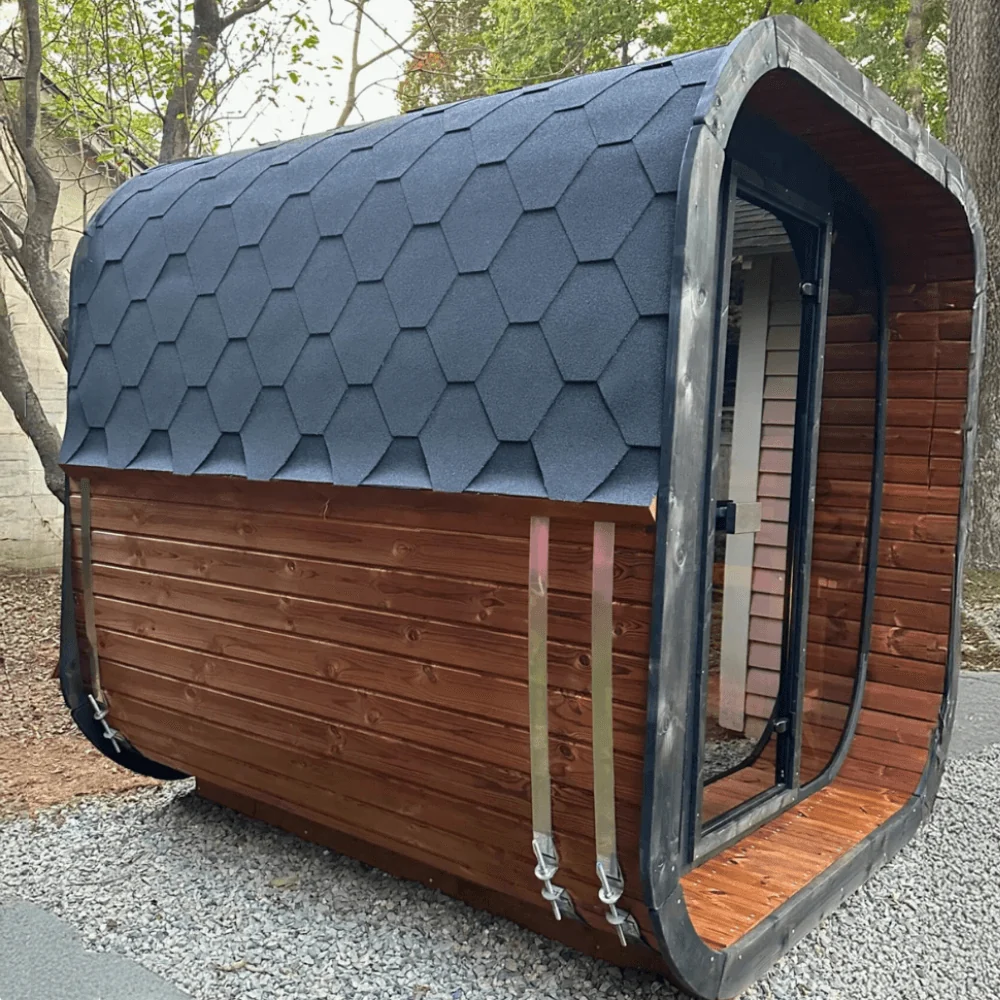 SaunaLife Model CL7G 6 Person Cube Series Outdoor Sauna Kit SaunaLife Model CL7G 6 Person Cube Series Outdoor Sauna Kit - Image 9