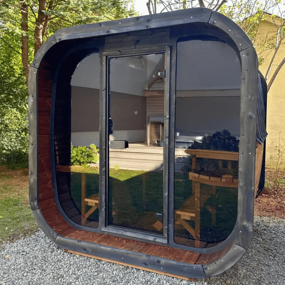SaunaLife Model CL7G 6 Person Cube Series Outdoor Sauna Kit SaunaLife Model CL7G 6 Person Cube Series Outdoor Sauna Kit - Image 10
