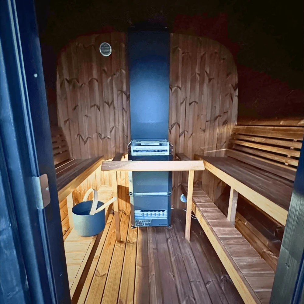 SaunaLife Model CL7G 6 Person Cube Series Outdoor Sauna Kit SaunaLife Model CL7G 6 Person Cube Series Outdoor Sauna Kit - Image 8