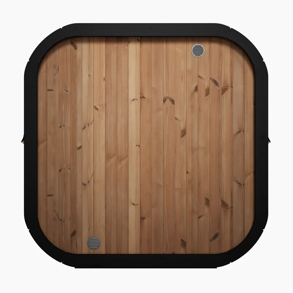 SaunaLife Model CL7G 6 Person Cube Series Outdoor Sauna Kit SaunaLife Model CL7G 6 Person Cube Series Outdoor Sauna Kit - Image 2