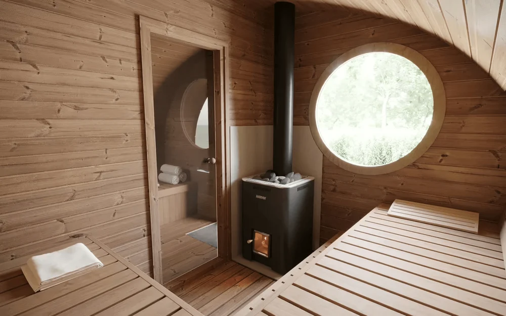 SaunaLife Model G11 8 Person Garden Series Outdoor Sauna SaunaLife Model G11 8 Person Garden Series Outdoor Sauna - Image 7
