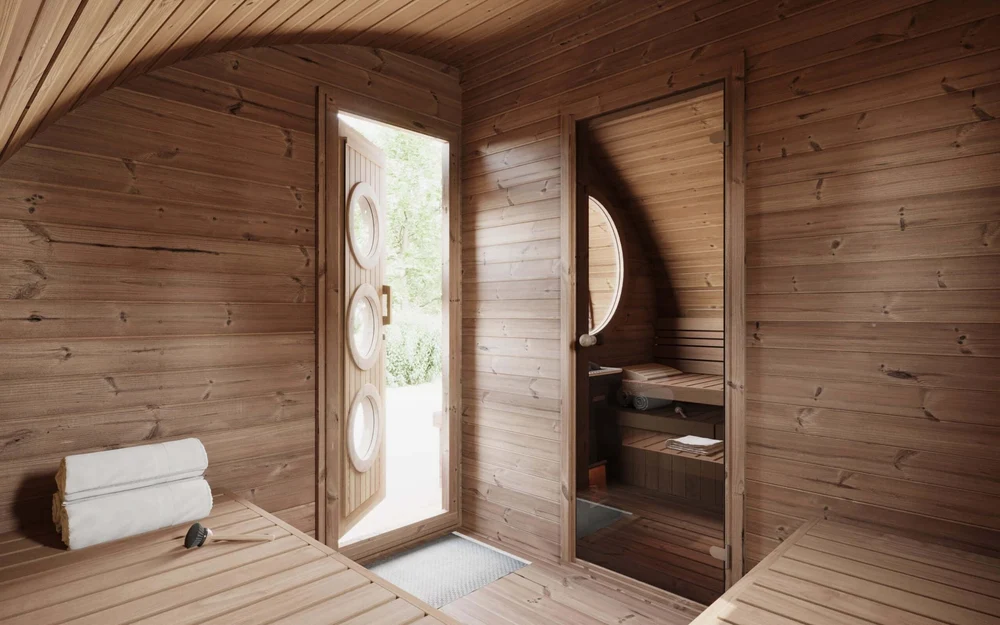 SaunaLife Model G11 8 Person Garden Series Outdoor Sauna SaunaLife Model G11 8 Person Garden Series Outdoor Sauna - Image 10