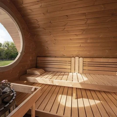 SaunaLife Model G11 8 Person Garden Series Outdoor Sauna SaunaLife Model G11 8 Person Garden Series Outdoor Sauna - Image 11
