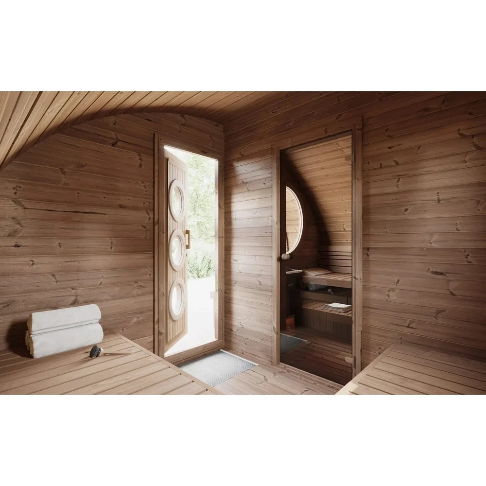 SaunaLife Model G11 8 Person Garden Series Outdoor Sauna SaunaLife Model G11 8 Person Garden Series Outdoor Sauna - Image 15
