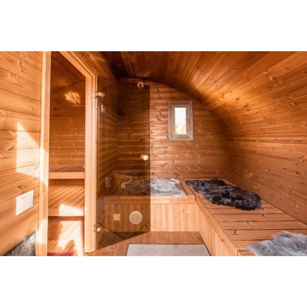 SaunaLife Model G11 8 Person Garden Series Outdoor Sauna SaunaLife Model G11 8 Person Garden Series Outdoor Sauna - Image 13