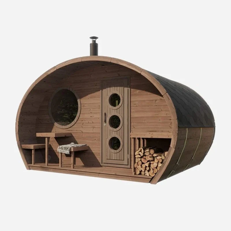 SaunaLife Model G11 8 Person Garden Series Outdoor Sauna SaunaLife Model G11 8 Person Garden Series Outdoor Sauna - Image 17