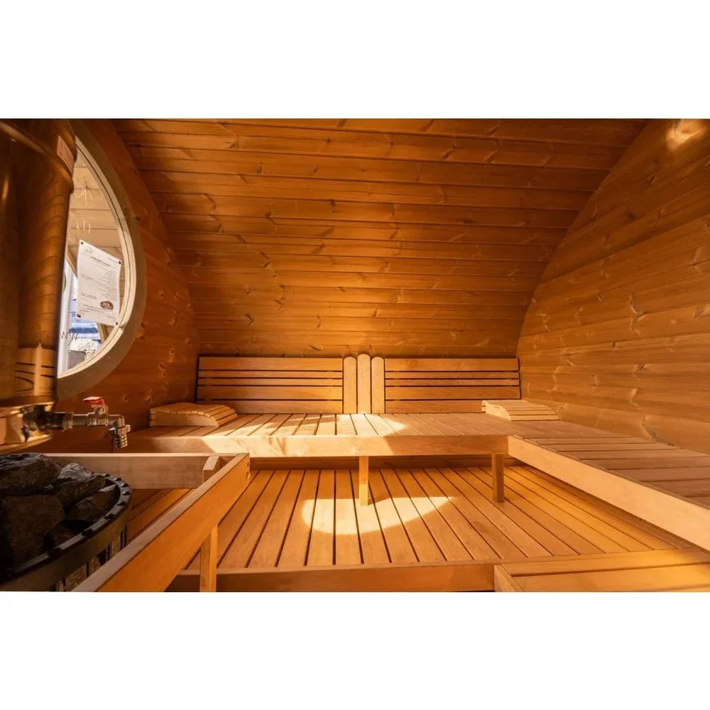 SaunaLife Model G11 8 Person Garden Series Outdoor Sauna SaunaLife Model G11 8 Person Garden Series Outdoor Sauna - Image 14