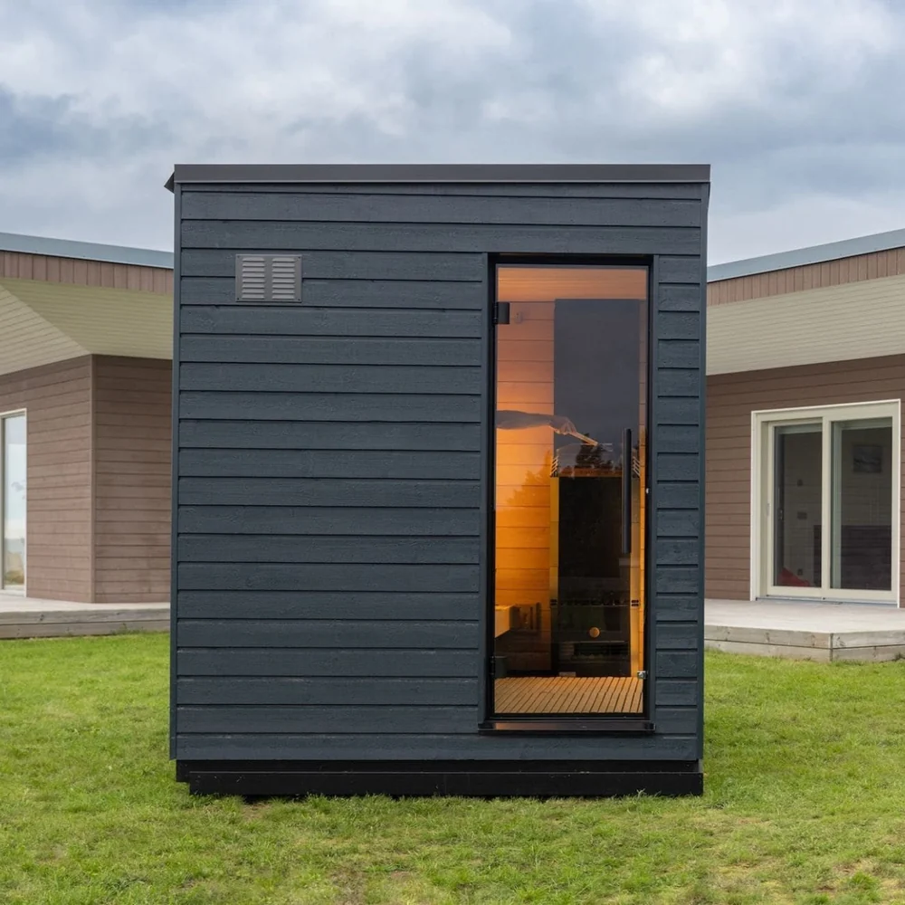 SaunaLife Model G6 5 Person Garden Series Pre-Assembled Outdoor Home Sauna SaunaLife Model G6 5 Person Garden Series Pre-Assembled Outdoor Home Sauna - Image 2