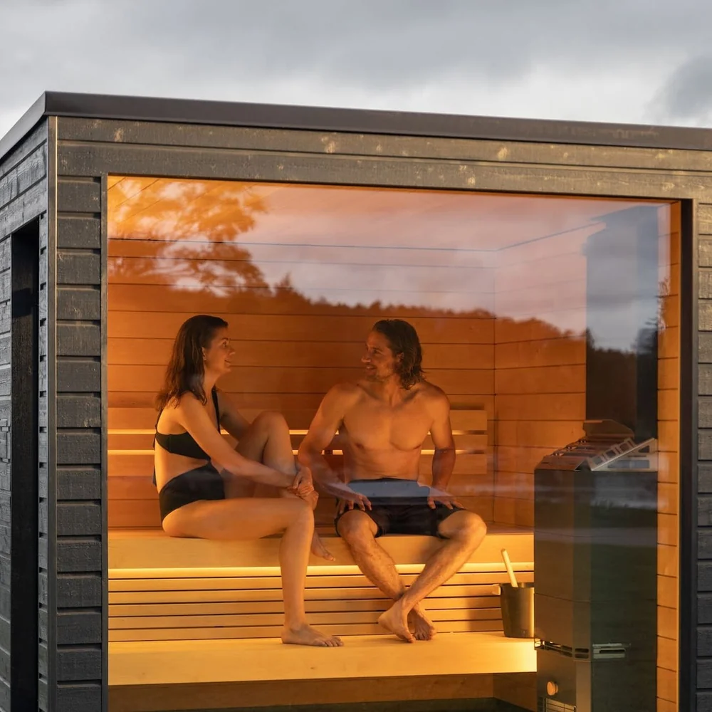 SaunaLife Model G6 5 Person Garden Series Pre-Assembled Outdoor Home Sauna SaunaLife Model G6 5 Person Garden Series Pre-Assembled Outdoor Home Sauna - Image 3