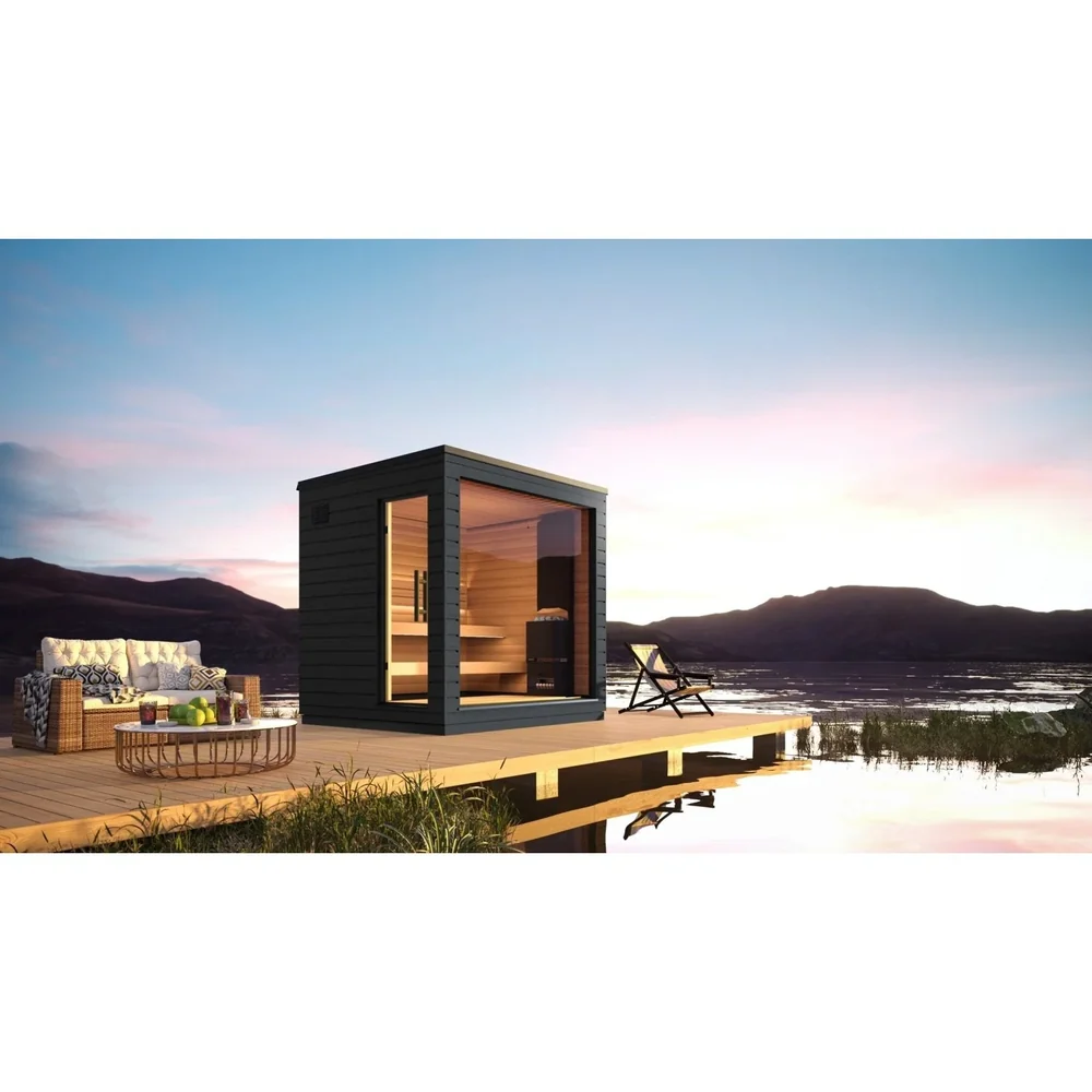 SaunaLife Model G6 5 Person Garden Series Pre-Assembled Outdoor Home Sauna SaunaLife Model G6 5 Person Garden Series Pre-Assembled Outdoor Home Sauna - Image 14
