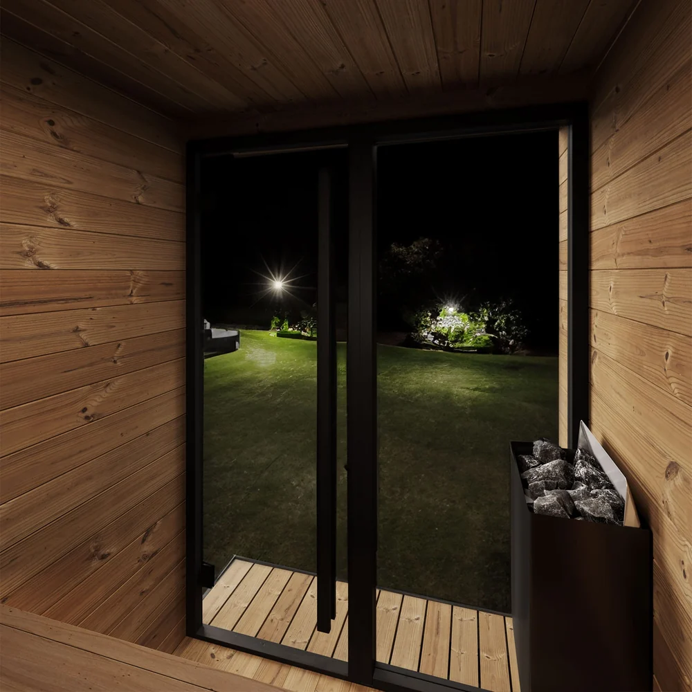 SaunaLife Model GL4 4 Person Garden Luxury Series Outdoor Sauna Kit SaunaLife Model GL4 4 Person Garden Luxury Series Outdoor Sauna Kit - Image 5