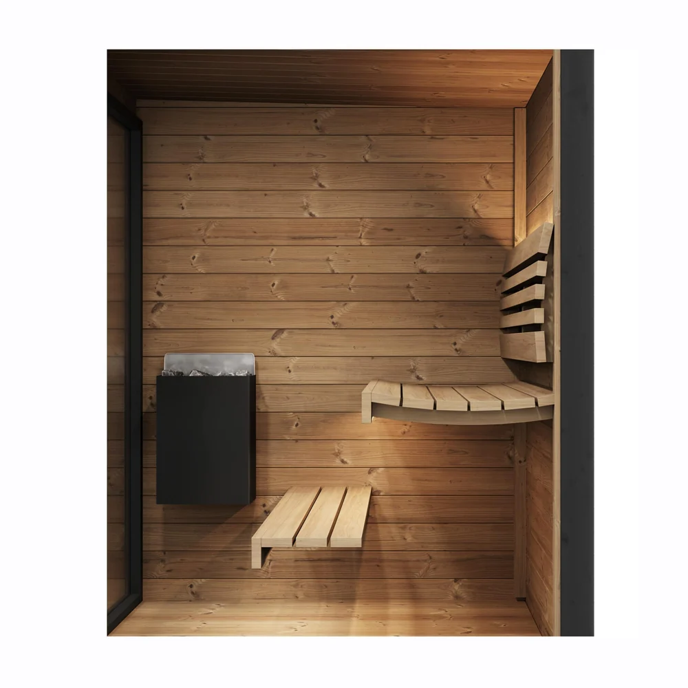 SaunaLife Model GL4 4 Person Garden Luxury Series Outdoor Sauna Kit SaunaLife Model GL4 4 Person Garden Luxury Series Outdoor Sauna Kit - Image 6