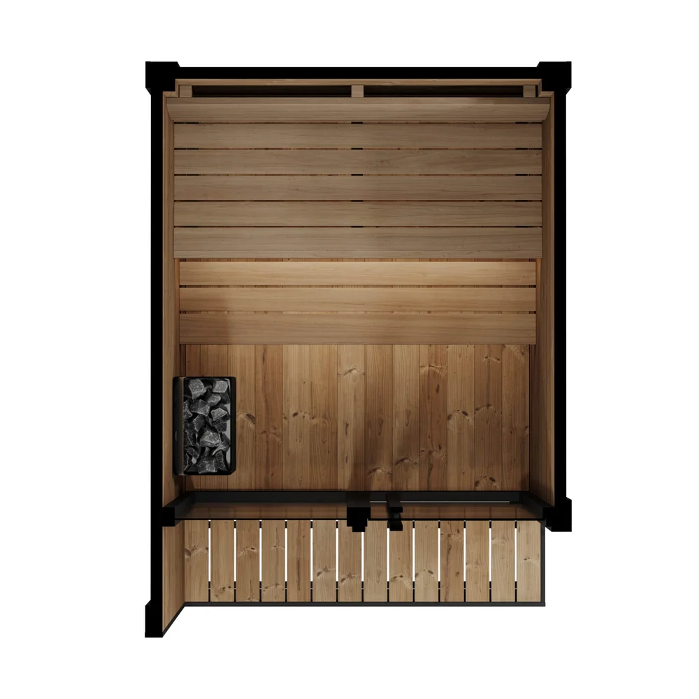 SaunaLife Model GL4 4 Person Garden Luxury Series Outdoor Sauna Kit SaunaLife Model GL4 4 Person Garden Luxury Series Outdoor Sauna Kit - Image 8