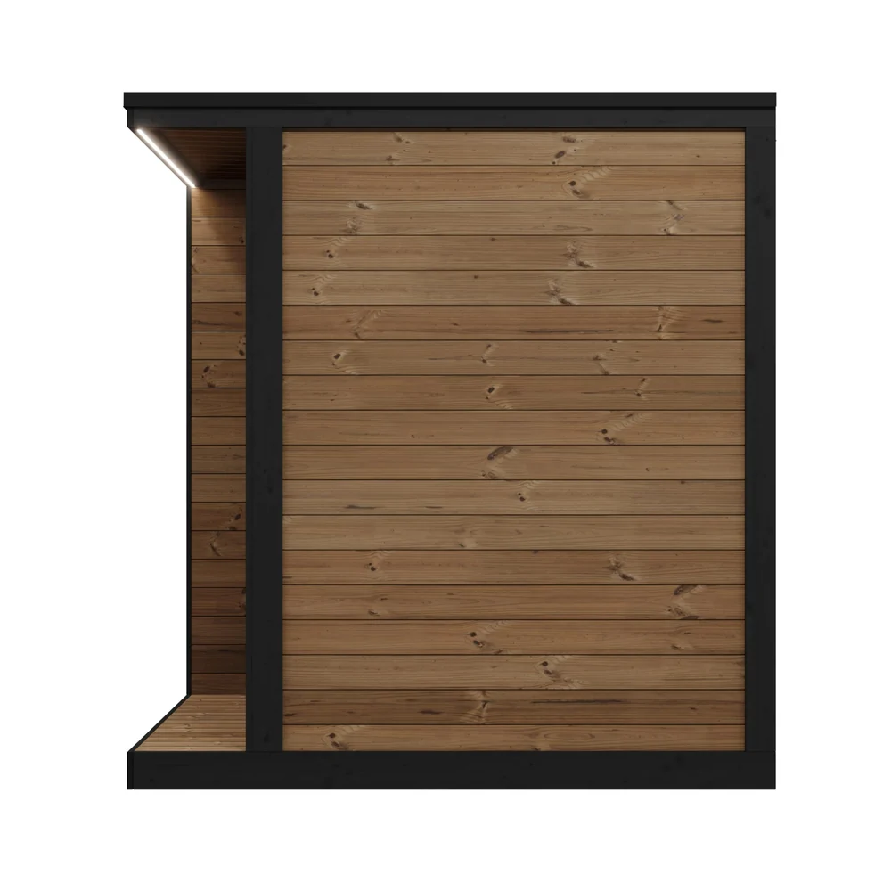 SaunaLife Model GL4 4 Person Garden Luxury Series Outdoor Sauna Kit SaunaLife Model GL4 4 Person Garden Luxury Series Outdoor Sauna Kit - Image 4