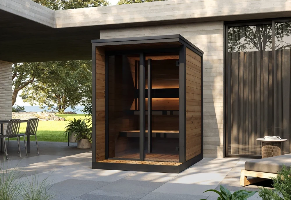 SaunaLife Model GL4 4 Person Garden Luxury Series Outdoor Sauna Kit SaunaLife Model GL4 4 Person Garden Luxury Series Outdoor Sauna Kit - Image 13