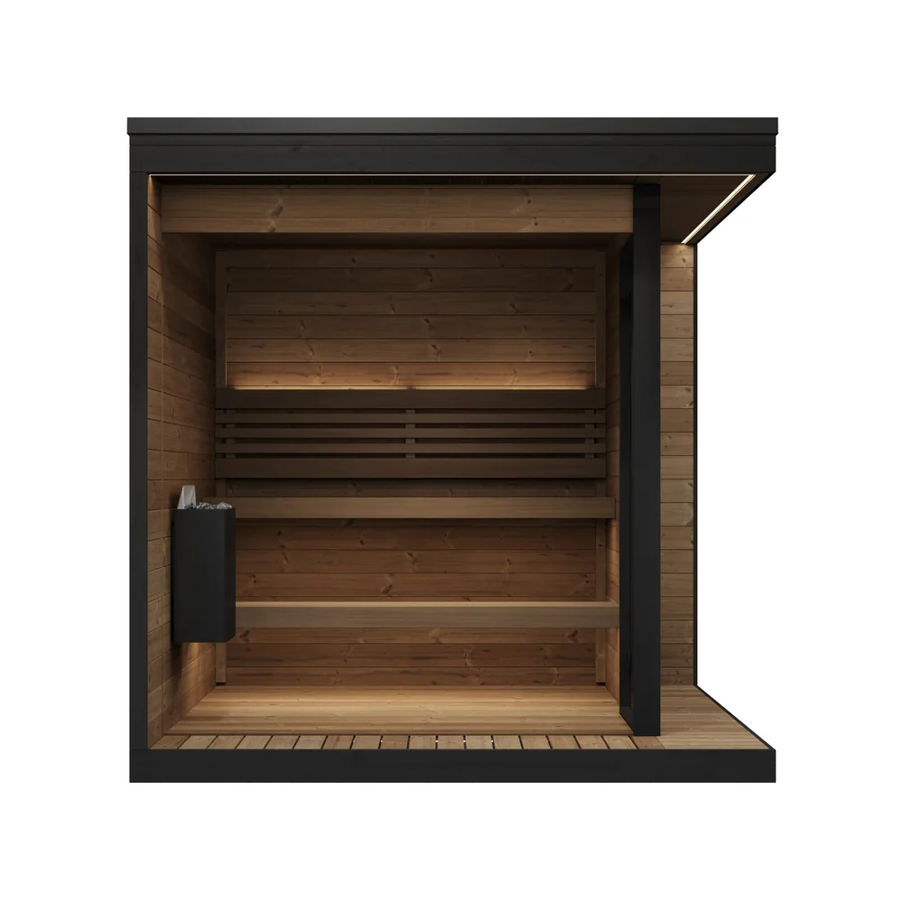 SaunaLife Model GL6 6 Person Garden Luxury Series Outdoor Sauna Kit SaunaLife Model GL6 6 Person Garden Luxury Series Outdoor Sauna Kit - Image 9