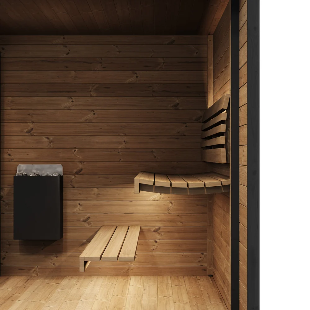 SaunaLife Model GL6 6 Person Garden Luxury Series Outdoor Sauna Kit SaunaLife Model GL6 6 Person Garden Luxury Series Outdoor Sauna Kit - Image 8
