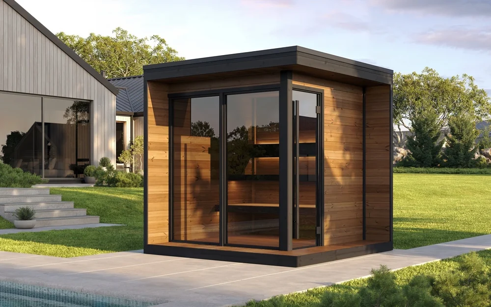 SaunaLife Model GL6 6 Person Garden Luxury Series Outdoor Sauna Kit SaunaLife Model GL6 6 Person Garden Luxury Series Outdoor Sauna Kit - Image 13