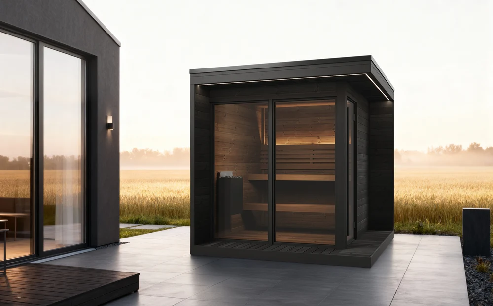 SaunaLife Model GL6 6 Person Garden Luxury Series Outdoor Sauna Kit SaunaLife Model GL6 6 Person Garden Luxury Series Outdoor Sauna Kit - Image 12