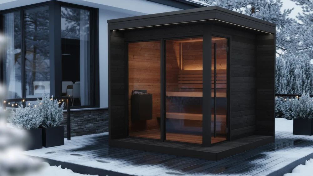 SaunaLife Model GL6 6 Person Garden Luxury Series Outdoor Sauna Kit SaunaLife Model GL6 6 Person Garden Luxury Series Outdoor Sauna Kit - Image 6